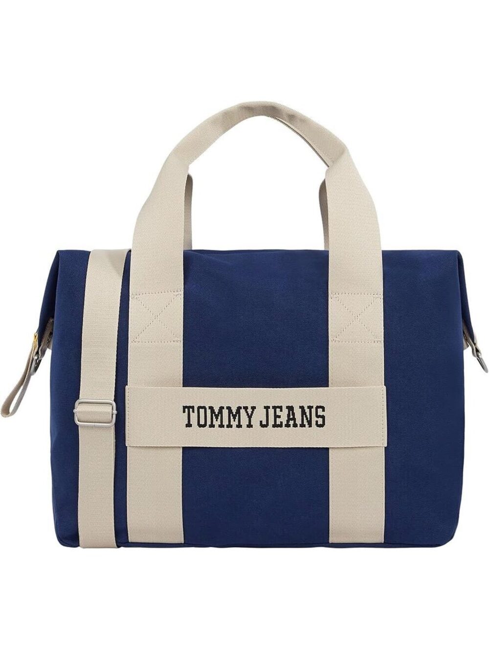 Tommy Jeans Men’s Retro Cool Weekender Duffle Bag, Blue (Velvet Blue), One Size